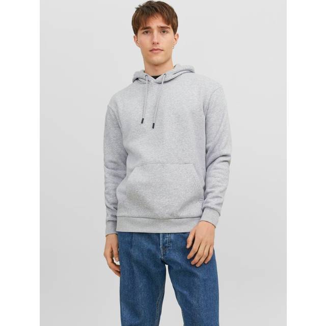 Bradley Pullover Hoodie - Light Grey Melange - S