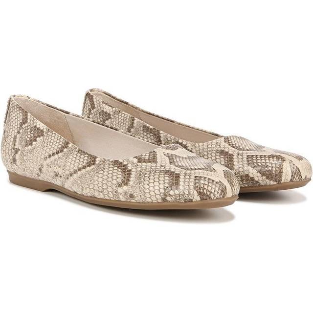 Dr. Scholl's Shoes Womens Wexley Slip On Ballet Flat Loafer Taupe Snak