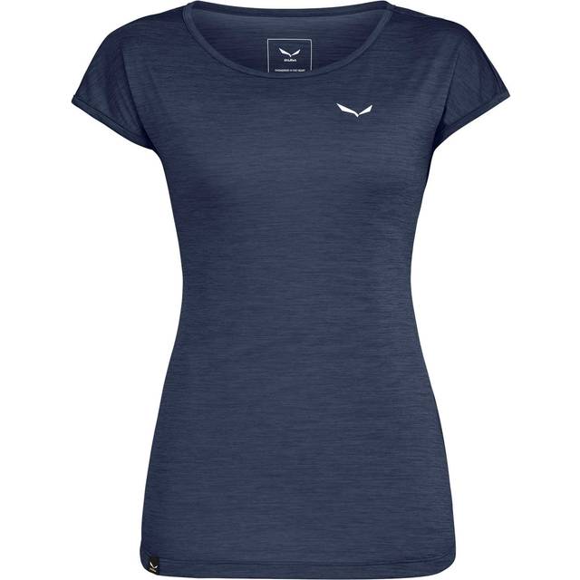 Salewa - Women's Puez Melange Dry S/S Tee - T-shirt size 32, blue