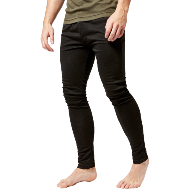 Men's Thermal Base Layer Pants, Black