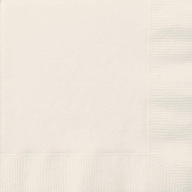 20 Ivory Luncheon Napkins