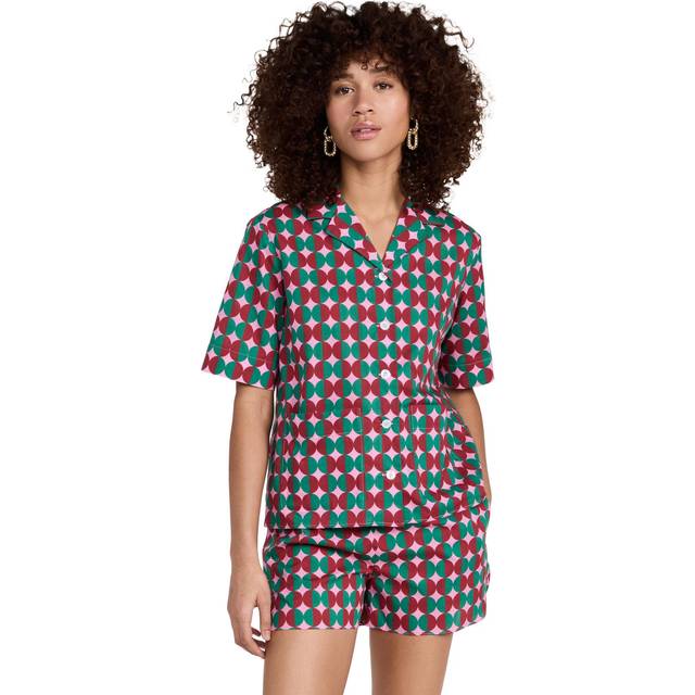 La DoubleJ, Pyjamaser & Lounge, Dam, S, Bomull, Mysig bomulls pyjamasset med shorts