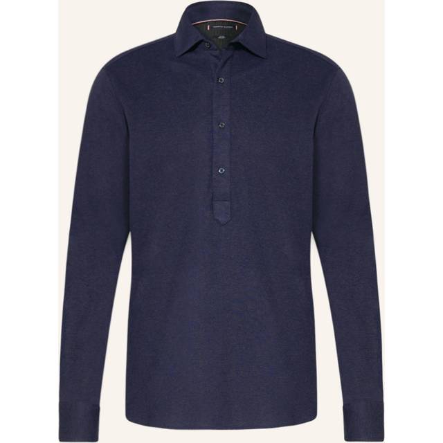 Tommy Hilfiger - Skjorta DC Pique Popover RF Shirt - Blå