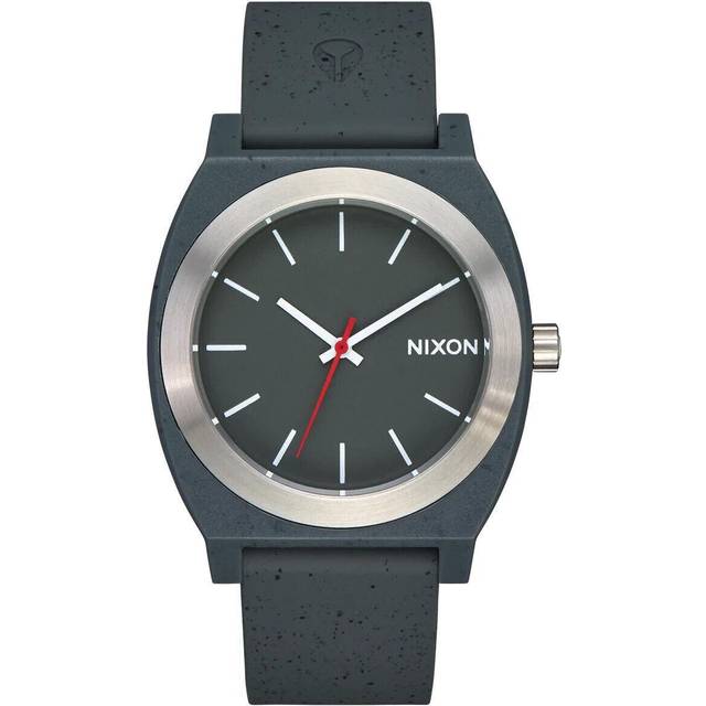NIXON Time Teller OPP A1361 - Asphalt Speckle -100m Water Resistant Unisex Analog Fashion Watch (40mm Watch Face 20mm PU/Rubber/Silicone Band)