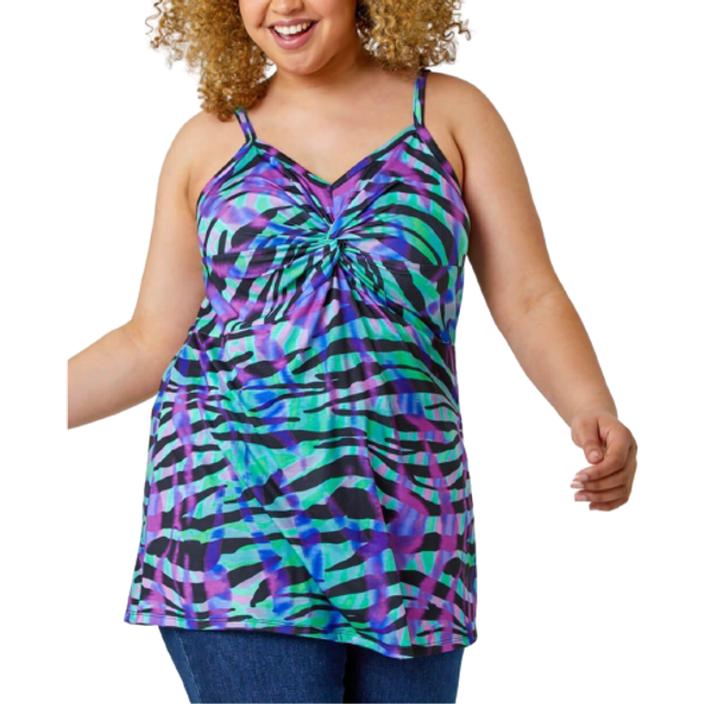 Curve sleeveless animal vest top for women uk - ladies roman originals
