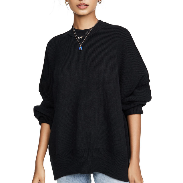 Easy Street Tunic in Black, Size: Large
