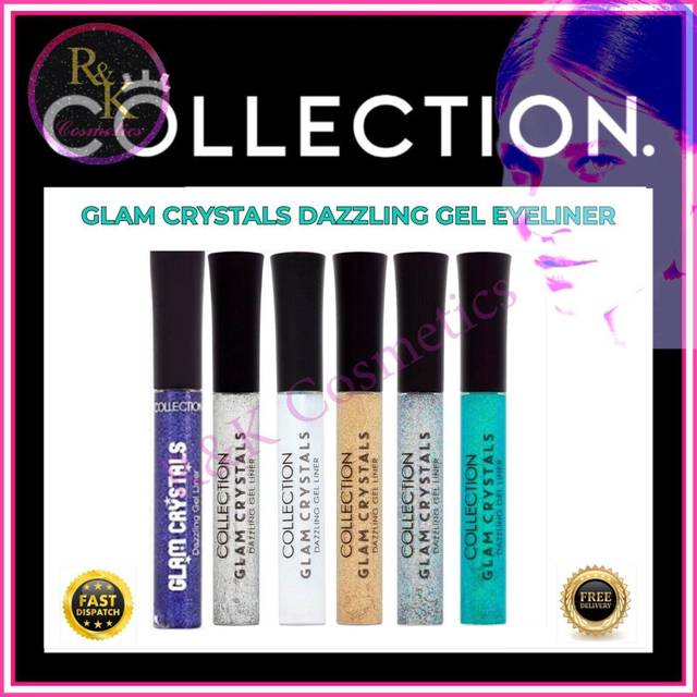 Collection Glam Crystals Dazzling Gel Liner 16 Cosmic Stars (White), 10ml
