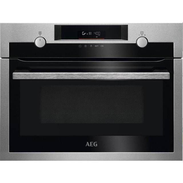AEG KME525860M 60cm Series 6000 Built In Microwave & Grill For Tall Housing - STAINLESS STEEL