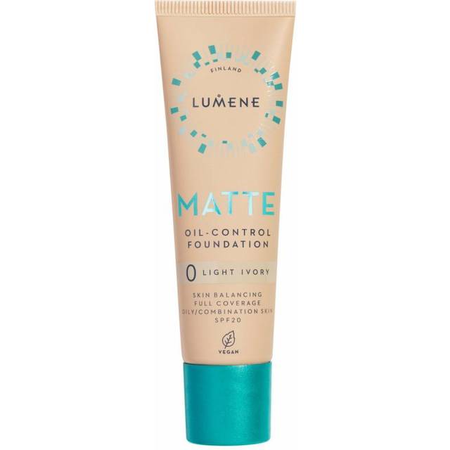 Lumene Matte Oil-Control Foundation SPF20 0 Light Ivory 30 ml - Multi