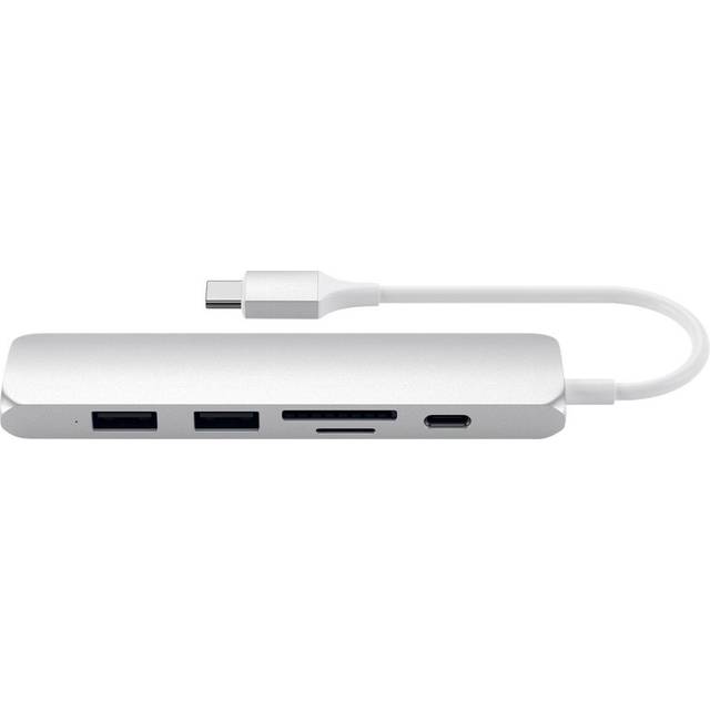 Satechi Slim Type-c Multi-port Adapter V2 Usb 3.2 Gen 1 (3.1 Gen 1) Type-c