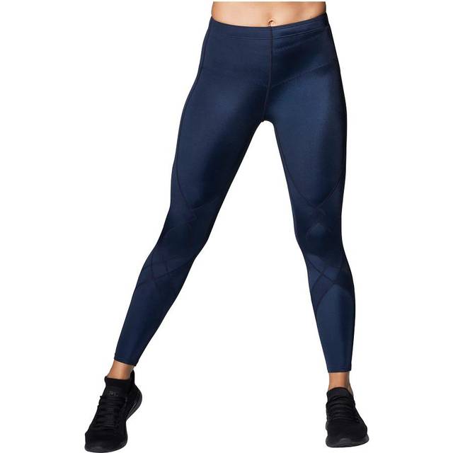 CW-X Women's Stabilyx Joint Support Compression Tight  Leggings for Running and Recovery  True Navy  X-Large