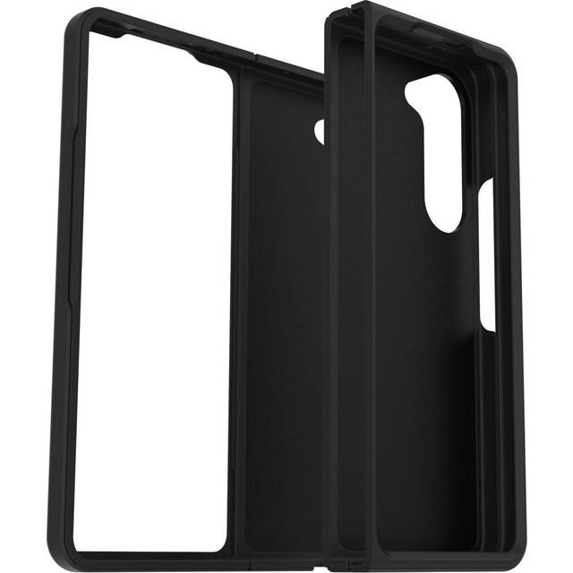OtterBox tunt Flex skal för Samsung Galaxy Z Fold5, stöttåligt, fallsäkert, tunt skal i två delar, testad till militärstandard, för vikbara telefoner, Peach