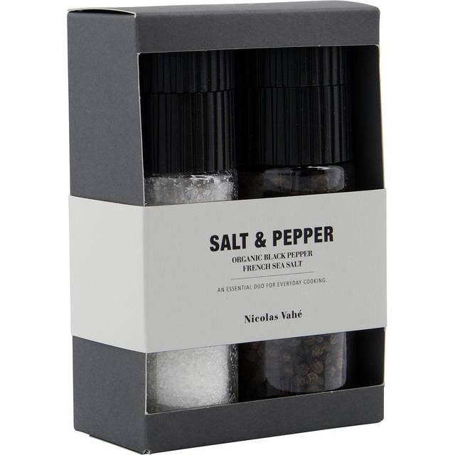 Nicolas Vahé Presentask Salt & Organic Pepper