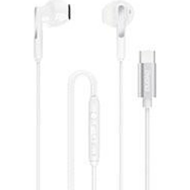 Dudao X3Pro in-ear hörlurar USB-C 1,2 m vit