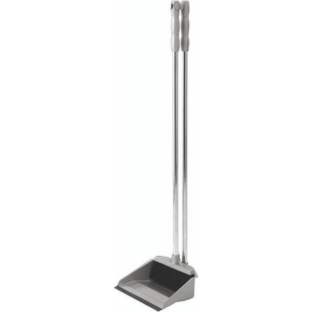 Addis Long Handled Dustpan and Brush Set Metallic