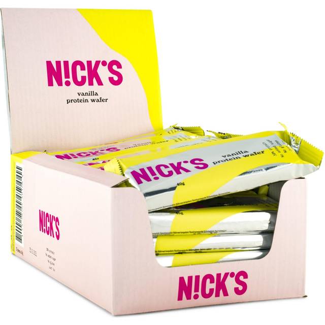Nicks Protein Wafer, Vanilla, 24-pack