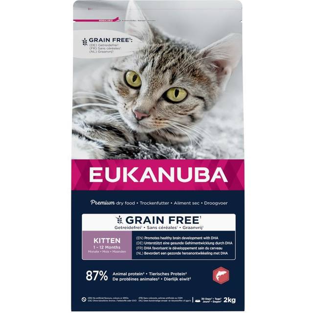 Eukanuba Kitten Grain Free Rich in Salmon - 2 kg