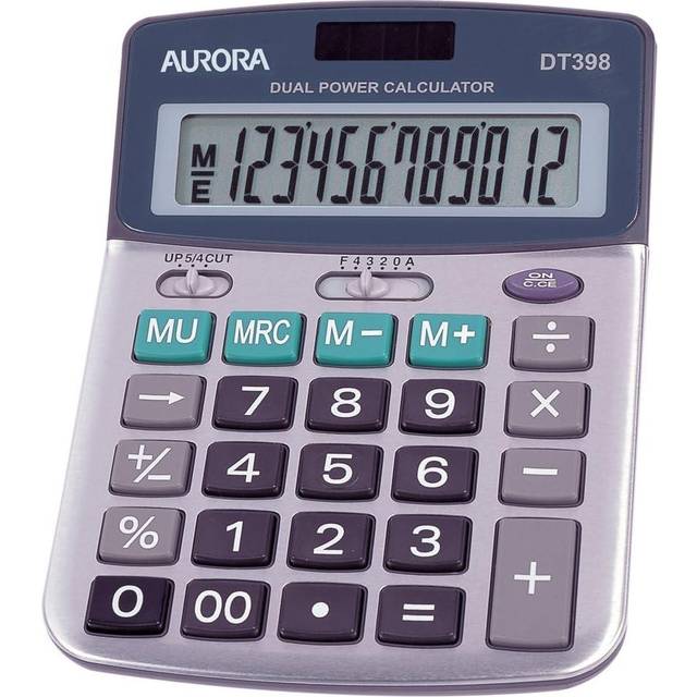 Aurora DT398 Desk Calculator