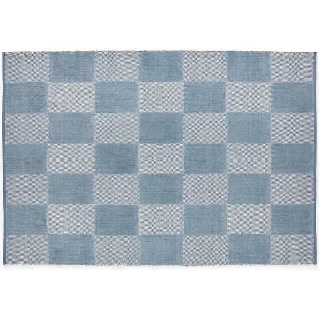 HAY - Check Rug 140x200cm - hellblau s check/LxB 200x140cm - light blue s check (200.0 x 140.0cm)