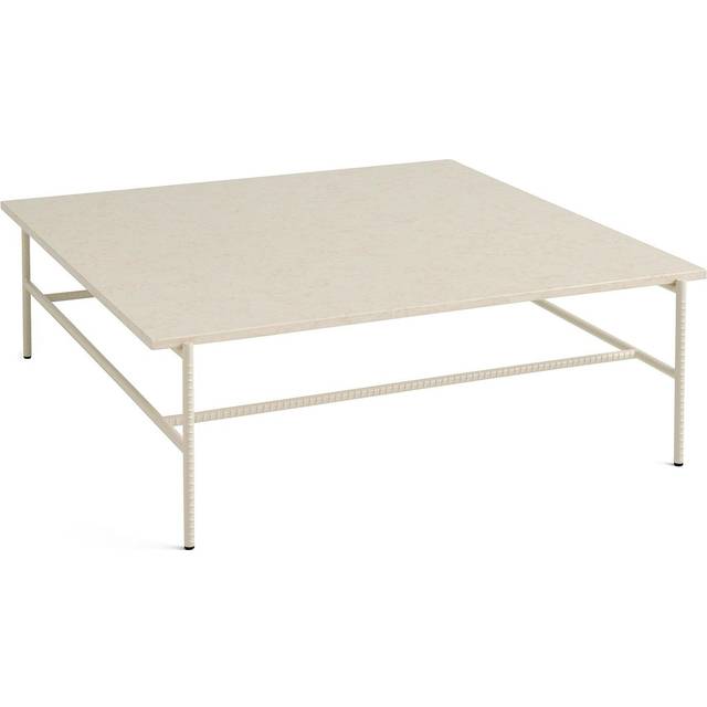 HAY Rebar soffbord 100x104x33 cm Svart marmor-svart stativ