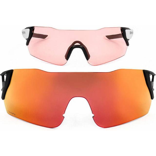 Smith Attack Sunglasses Matte White/ChromaPop Red Mirror