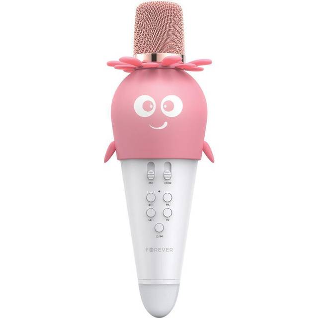 Forever AMS-200 Bluetooth Karaoke-mikrofon med högtalare, Blå