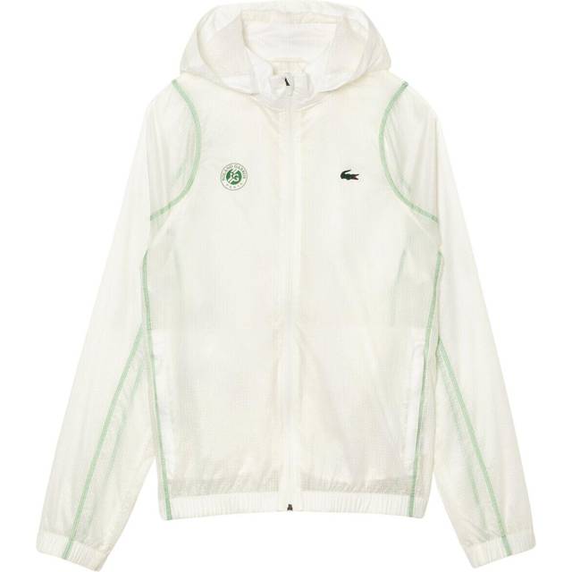 Lacoste Sport Roland Garros Edition After-Match Jacket White/Green