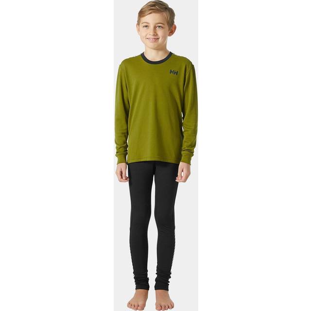 Helly Hansen Junior Unisex Jr HH LIFA Active Set, olivgrön, 8
