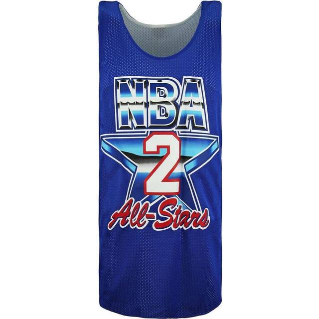 Mitchell & ness charlotte hornets larry johnson reversible mens mesh vest