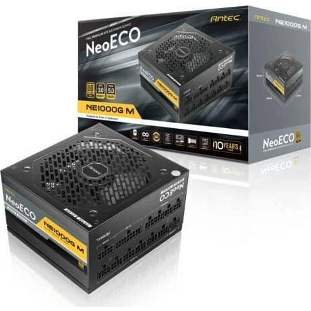 Antec Neo ECO Modular NE1000G M ATX3.0 GB power supply unit 1000 W 20+4 pin ATX ATX Black
