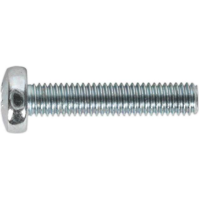 Sealey MSP525 Machine Screw M5 x 25mm Pan Head Pozi Zinc DIN 7985z...