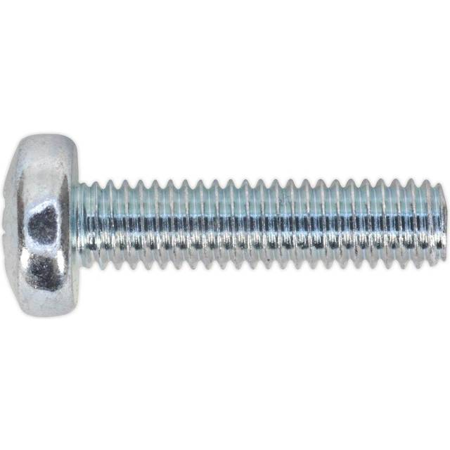 Sealey MSP520 Machine Screw M5 x 20mm Pan Head Pozi Zinc DIN 7985Z...