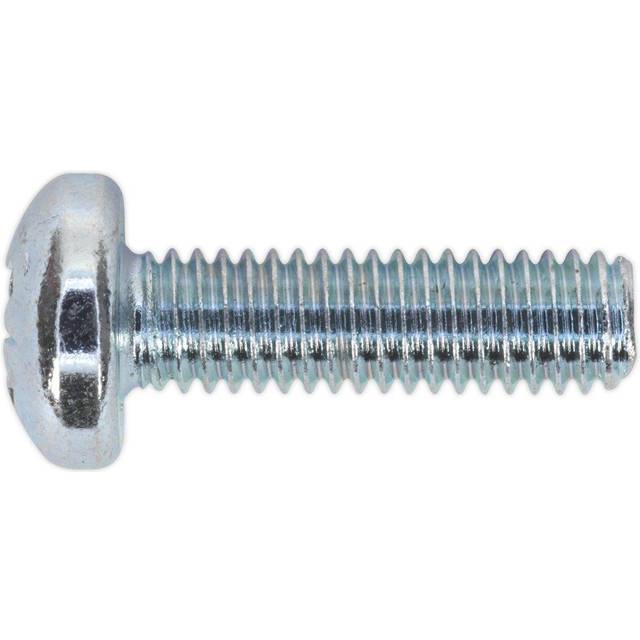 Sealey MSP620 Machine Screw M6 x 20mm Pan Head Pozi Zinc DIN 7985z...