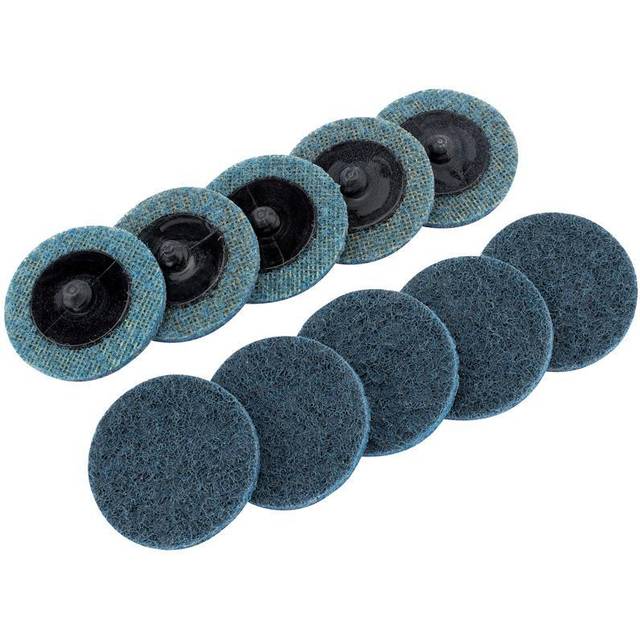 Draper Polycarbide Abrasive Pad Disc 50mm 50mm Fine Pack of 10