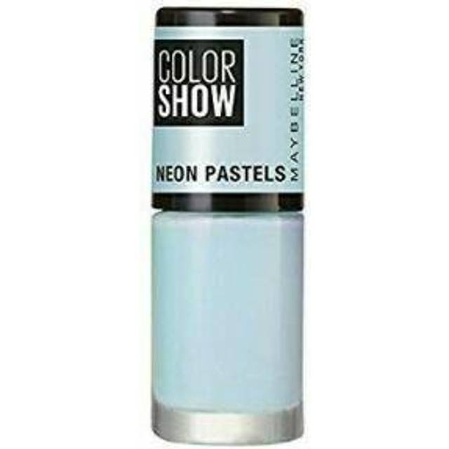 Maybelline New York Makeup Nailpolish Color Show nagellack Ocean blå/ultra glänsande färglack i kraftig havsblå, 1 x 7 ml