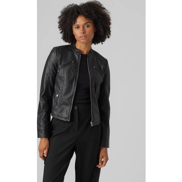 Skinnjackor Vero Moda  VMFAVODONA COATED JACKET NOOS