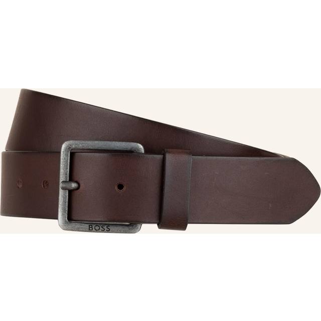 BOSS Leather Jeeko Belt Brown