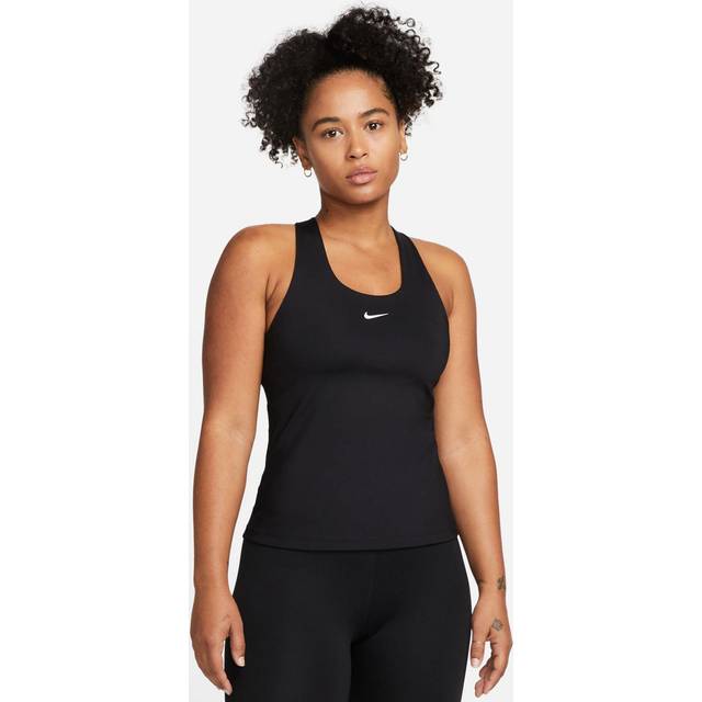 Nike Dri-FIT Swoosh Træningstop Dame Sort