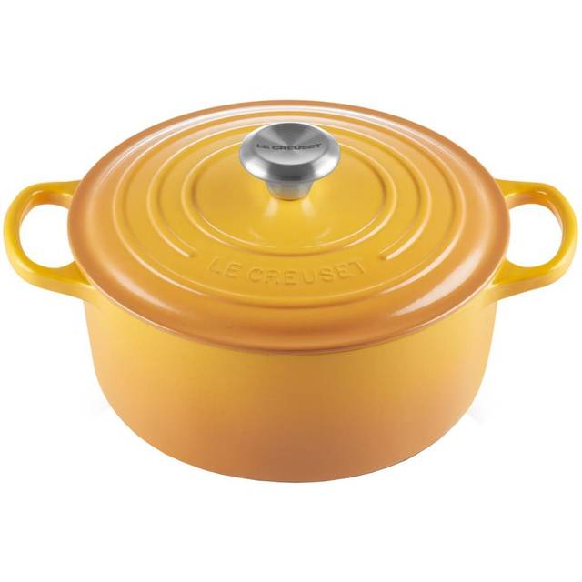 Le Creuset Le Creuset Signature rund gryta 4,2 l Nectar - Gul