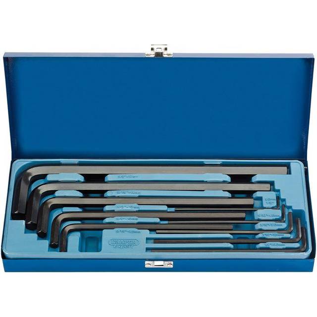 Draper Expert 10 Piece Long Hexagon Allen Key Set Metric
