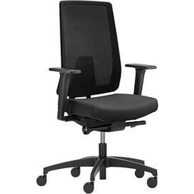 Dauphin with counterpressure adjustment, with counterpressure adjustment, black mesh back rest
