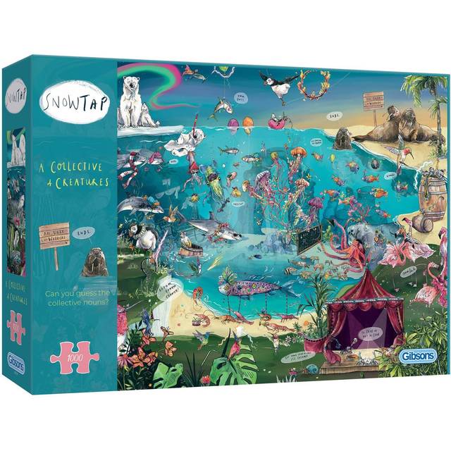 Gibsons A Collective of Creatures Jigsaw Puzzle (1000 Pieces)