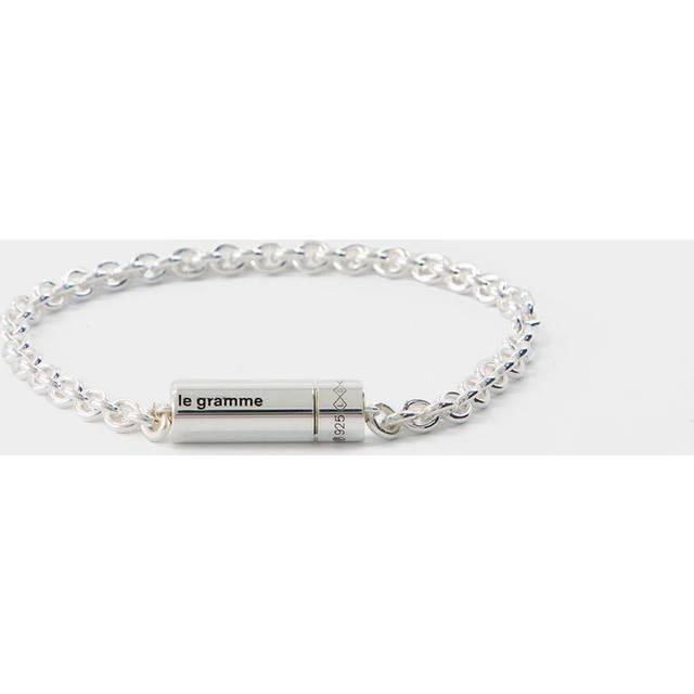 11g Polished Sterling Silver Cable Bracelet
