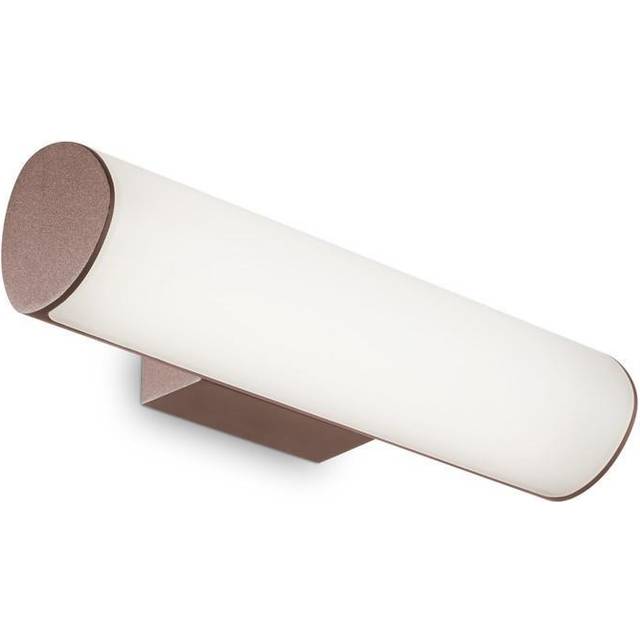 Ideal Lux LED Outdoor Modern Wall Light Coffee IP54, 3000K 10.2W