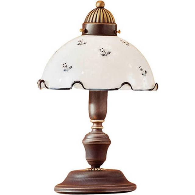 Kolarz Lighting Nonna Cottage Style Glass Dome Table Light Matt Antique Brass, 1