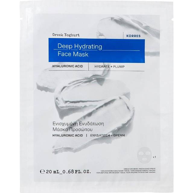 Korres Greek Yoghurt Fugtgivende Ansigts Sheetmask 20 ml 20ml