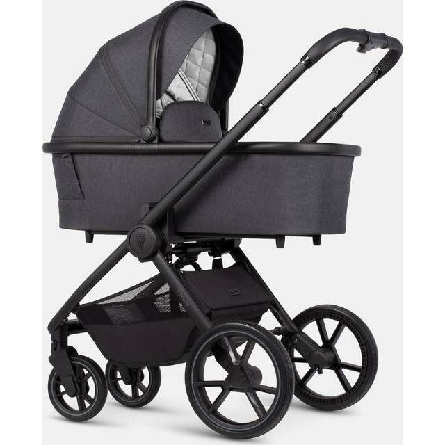 Venicci Tinum Edge 2 In 1 Pram Pushchair - Charcoal FREE Parasol & Car