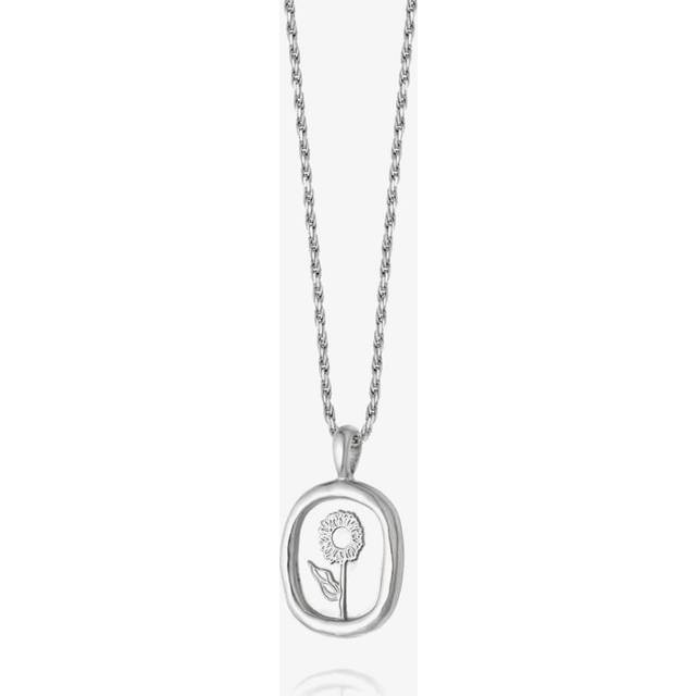 Sunflower Sterling Silver Necklace FN09_SLV