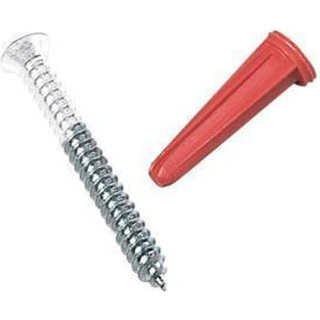 SCREWS & ANCHORS WHT BG6 (Pack of 20)