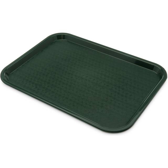 Carlisle FoodService Products CT121603 Caf   Standard Cafeteria  Fast Food Tray  12 x 16  Black